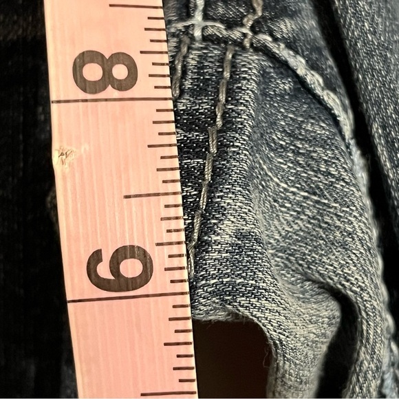 MAURICES DARK WASH DENIM PULL-ON JEGGING JEANS WOMENS SIZE SMALL REGULAR - Picture 7 of 10